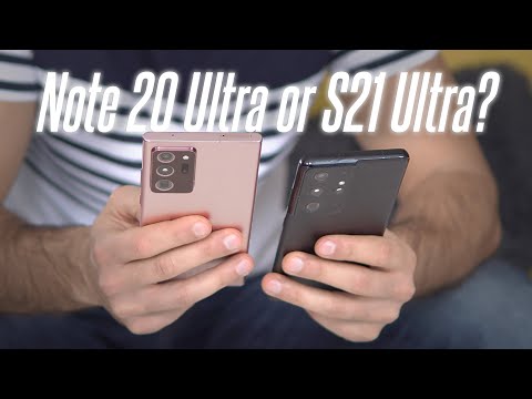 Samsung Galaxy S21 Ultra vs Note 20 Ultra