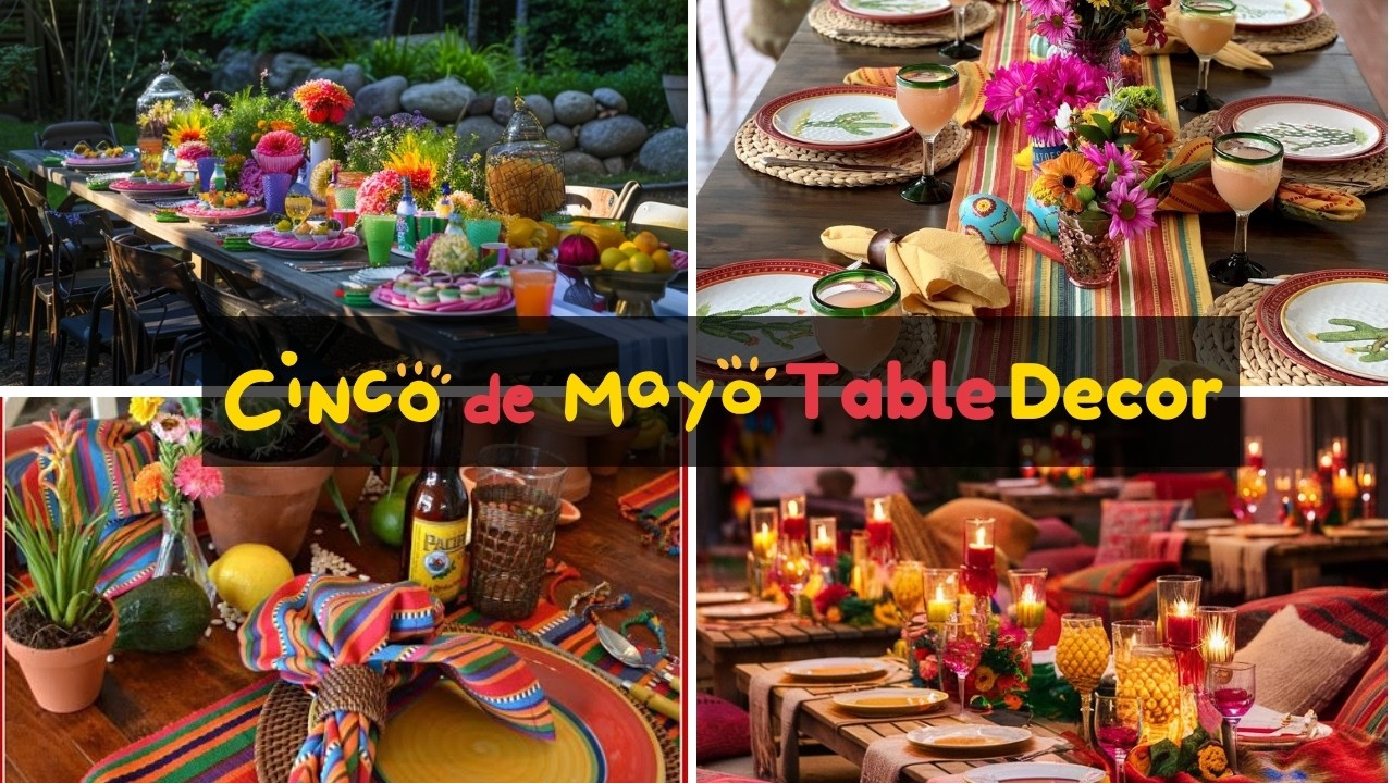 DIY 2025  Mexican Tablescape Fiesta Party Centerpieces