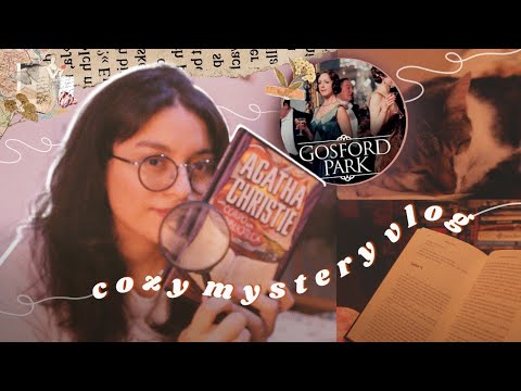 Vlog de Leitura Aconchegante: Histórias de Mistério 🕯️ Agatha Christie & Filme | Cozy Mystery 🍂