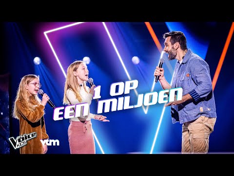 Metejoor, Nine & Lune - '1 Op Een Miljoen' | Blind Auditions | The Voice Kids | VTM