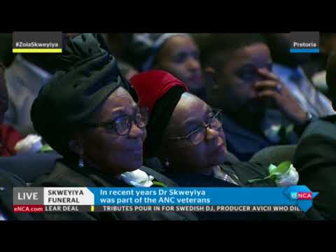 Nkosazana Dlamini Zuma pays her respects to the late Zola Skweyiya