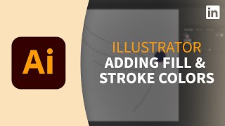 Illustrator Tutorial - Apply stroke and fill colors to an object