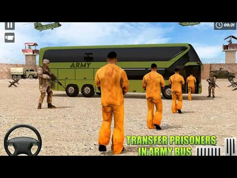 Army Bus Driver-US Military Coach Simulator 3D Bus Driving Games#armybus