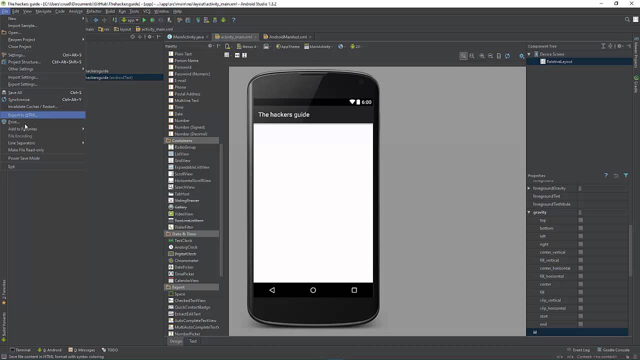 How to change API level Android Studio