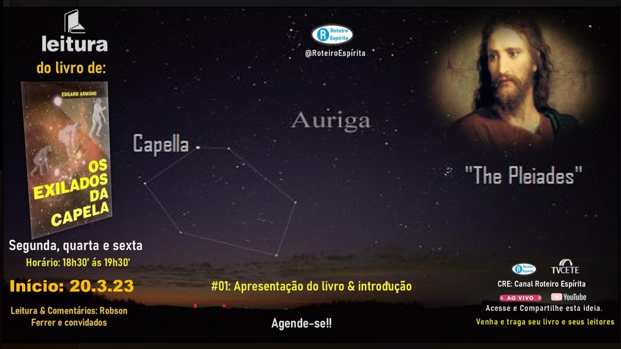 LEITURA COMENTADA DO LIVRO EXILADOS DA CAPELA - APRESENTAÇÃO DO LIVRO #1 - 20.03.23.