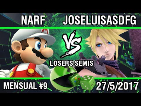 [Gambler #9] Narf (Mario) Vs. Joseluisasdfg (Cloud, Mii Sword) Losers Semis - Top 8