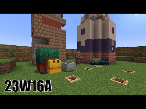 Belgie - Minecraft 23W16A | Sniffer Improvements + Trail Ruin Updates