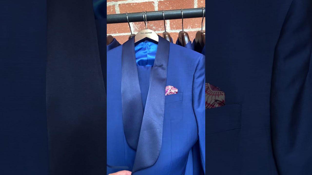 Royal blue suit and tuxedo for weddings