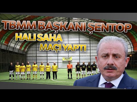 TBMM Başkanı Şentop Stresini Halı Saha Maçında Attı