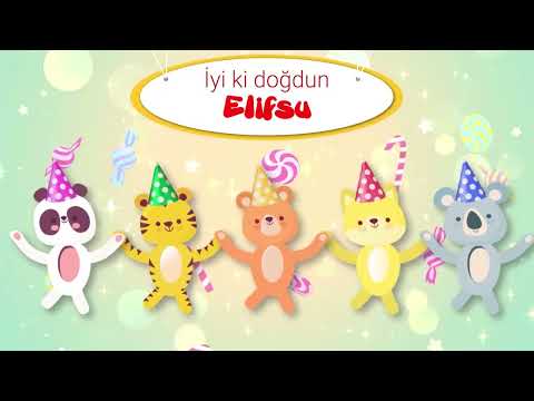 İyi ki Doğdun ELİFSU - İsme Özel Çocuk Doğum Günü Şarkısı