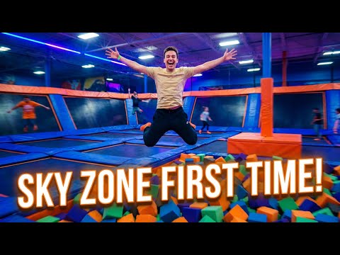 First Time at Sky Zone Trampoline Park
