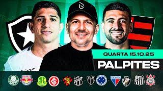 PALPITES DE FUTEBOL PARA 15 10 2025 (QUARTA-FEIRA) | Boleiros Tips