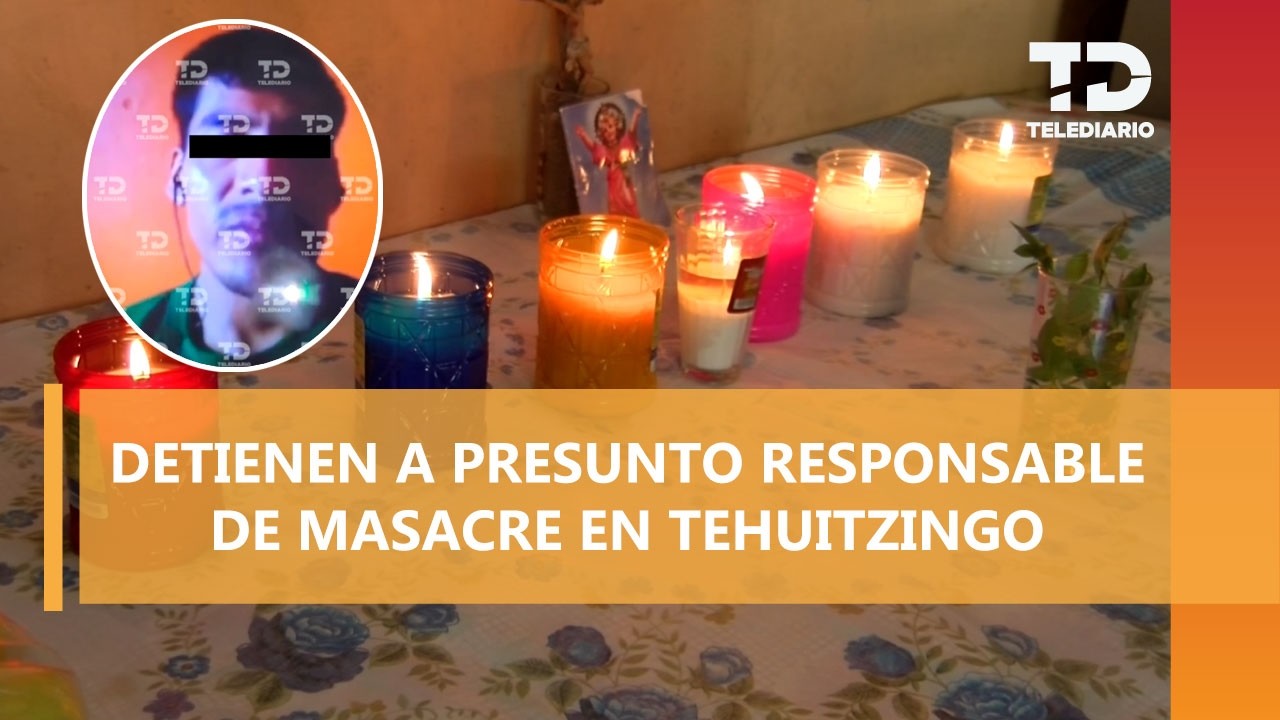 Alfredo, sospechoso de masacre en Tehuitzingo, culpa a familia de sus adicciones