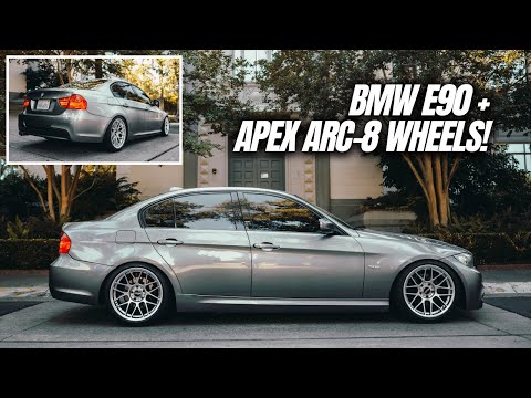 BMW E90 BEST & MOST AGGRESSIVE WHEEL SETUP! (APEX WHEELS!)