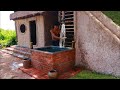 Build Log House Save Water In Bricks Pool How To Build House Swimming Pool