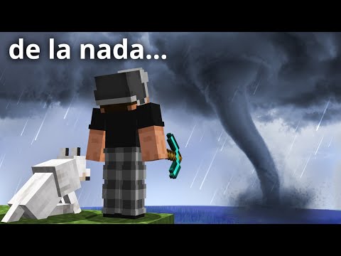 Sobreviví a Un Apocalipsis De Tornados En Minecraft