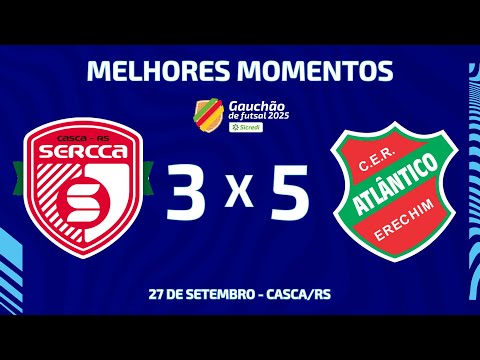 GOLS DO JOGO | SERCCA 3 X 5 ATLÂNTICO | GAUCHÃO SICREDI SÉRIE A 2025