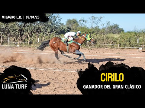 JOCKEY CLUB MILAGRO, MILAGRO L.R.|| 09/04/2023 :: CIRILO; REGALON