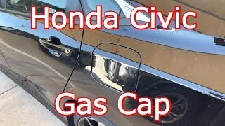 2021 Honda Civic - How To Open Gas Cap Fuel Door