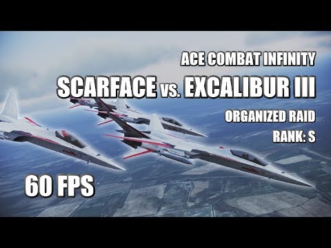 Ace Combat Infinity: Scarface Squadron vs. Excalibur III