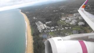 Airbus A320 take off Phuket Airport
