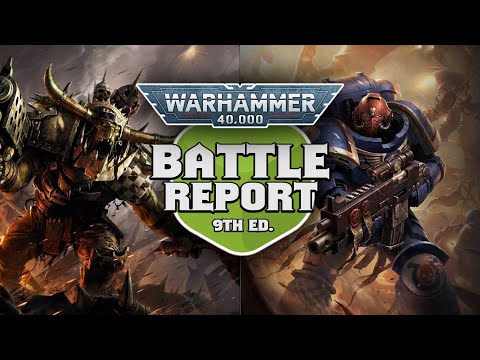 Orks vs Black Templars Warhammer 40k Battle Report Ep 220