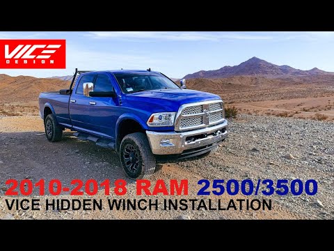 VICE 2010-2018 RAM 2500/3500 Hidden Winch Kit Upgrade | Installation Overview
