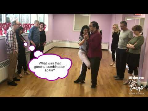 Ultimate Tango Wisdom presents what was that gancho combination again?