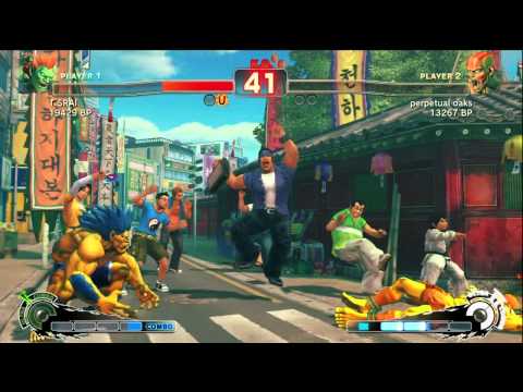 T SRAI [Blanka] vs perpetual oaks [Dhalsim] SSF4 Japanese Online Ranked Matches - TRUE-HD