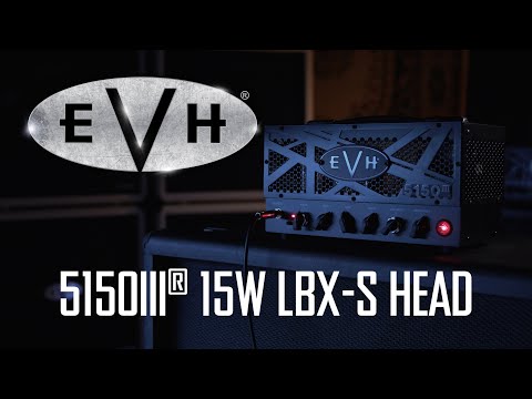 EVH 5150III 15W LBX-S Amplifier Head for Electric Guitars with LED Backlight (Stealth Black)