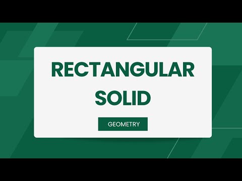 Rectangular Solid Math Lessons Gre Preparation For Beginners