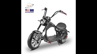 USA EU warehouse citycoco 3000w electric scooter adult 60v 30ah removable battery 5A charger chopper