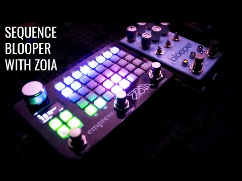 Using Empress Zoia to Sequence Chase Bliss Audio Blooper Modifiers