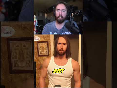 Asmongold got THIRSTY looking at himself #asmongold #twitch #react #gaming #news #drama