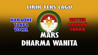 Download lagu MARS DHARMA WANITA PERSATUAN karaoke tanpa vocal instrumental cocok untuk paduan suara mp3