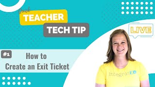How to Create an Exit Ticket in Google Forms | Quick Teacher Tech Tip