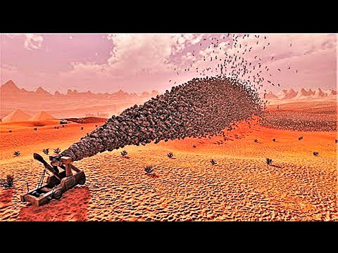 INSANE SUPER CATAPULT vs 2 MILLIONS SPARTANS I Ultimate Epic Battle Simulator 2 I UEBS 2