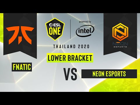 Dota2 - Neon Esports vs. Fnatic - Game 2 - ESL One Thailand 2020 - Lower Bracket R3 - Asia