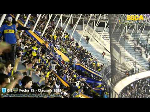 "Esta es la Número 12 que te sigue a todas partes" Barra: La 12 • Club: Boca Juniors
