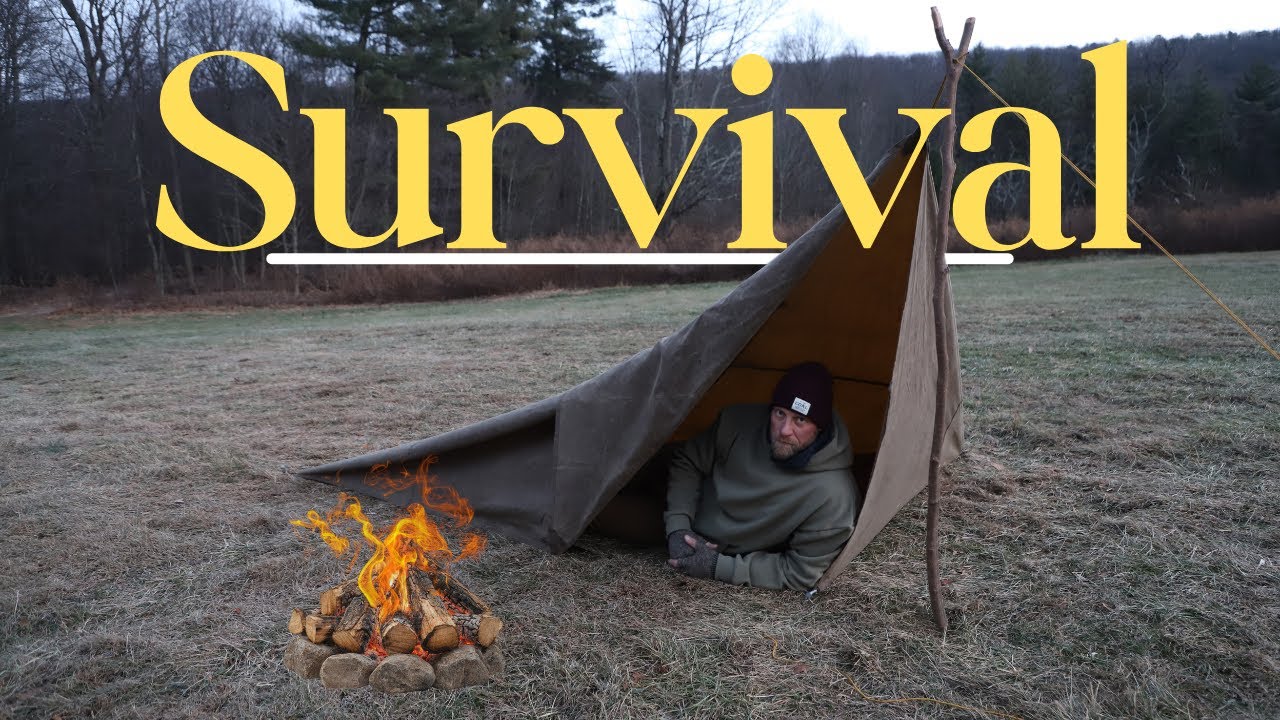 The Easiest Survival Tarp Shelter Anyone Can Build (No Experience Needed)