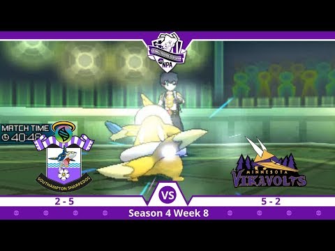 NPA Season 4 Week 8 Southampton Sharpedos vs Minnesota Vikavolts