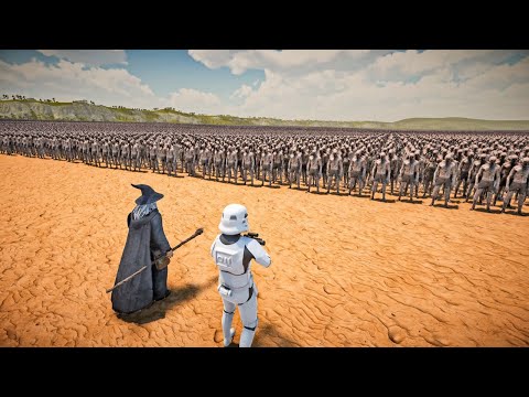 GANDALF & STORMTROOPER VS 1,000,000 ZOMBIES -  Ultimate Epic Battle