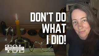 Don’t do what I did! 😅 #empath #hsp 