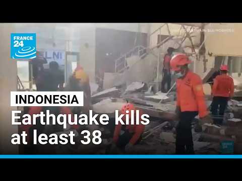 Indonesia earthquake kills at least 38 as rescue operation ...