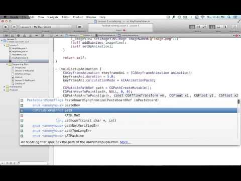 Core Animation L5 - Keyframe Paths
