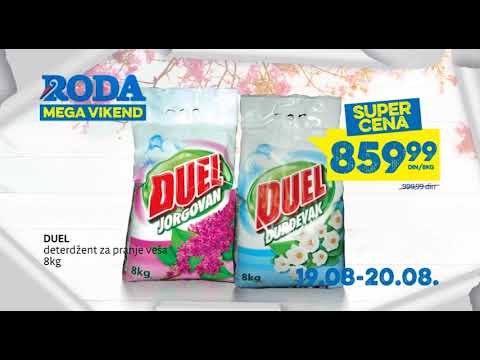 Roda Mega vikend 19.08. - 20.08.2017.