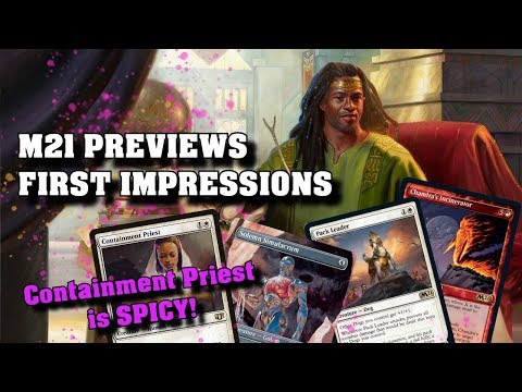 M21 PREVIEWS - FIRST IMPRESSIONS - New Mangara, And why I love Containment Priest - MTG Spoilers