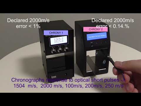 Chronographs:  speed simulations