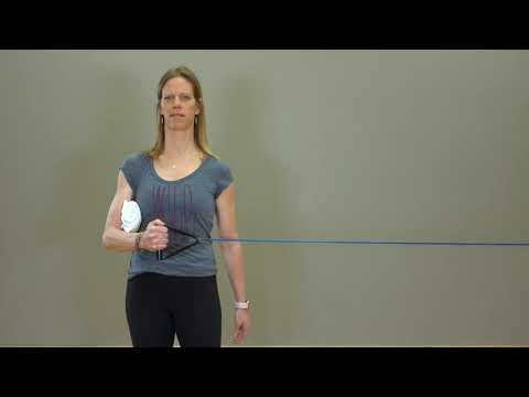 Eccentric external rotation - YouTube video thumbnail.