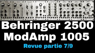 Video thumbnail for Behringer 2500 -  MODAMP 1005 - (ARP 2500 Clone) EPISODE 7/9 by KNH Synths